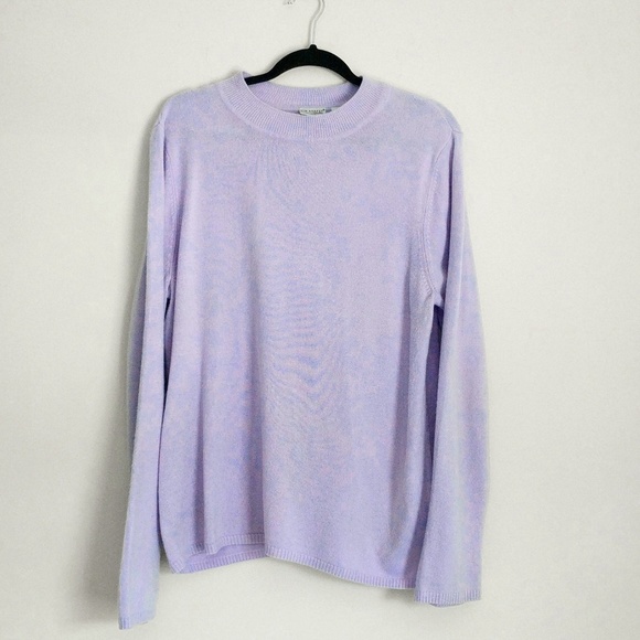 Lavender Crew Neck Sweater (EUC) - Picture 1 of 6